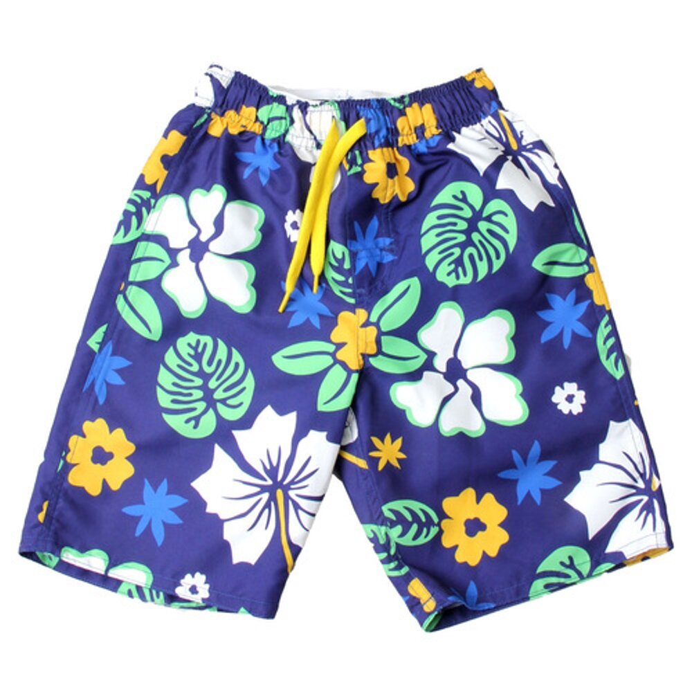 Boys' Hibiscus Swim Trunks by Wes and Willy (Size: 4)
