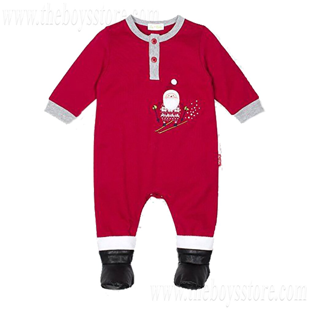 Baby Boys' Jolly Holiday Coverall by le top (Size: 3 Months)